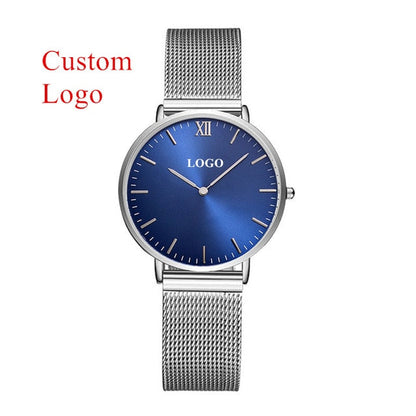 Customise Your Logo Classic Watches Women Rose Gold Stainless Steel Mesh Ladies Wrist Watches The Clothing Company Sydney