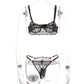 Embroidery Bra Underwear Set White Bra and Party Set Underwire Female Half Cup Bra Lingerie Set The Clothing Company Sydney