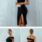 White Blue Bodycon Bandage Summer Elegant Black One Shoulder Strapless Celebrity Runway Party Dress The Clothing Company Sydney