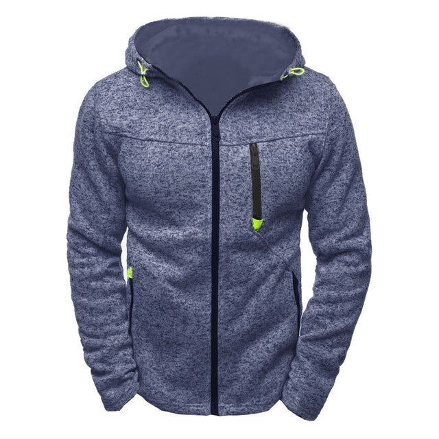 Men's Hoodie Fleece Cardigan Hooded Coat Hoodies Zip Sweatshirt Jacket The Clothing Company Sydney