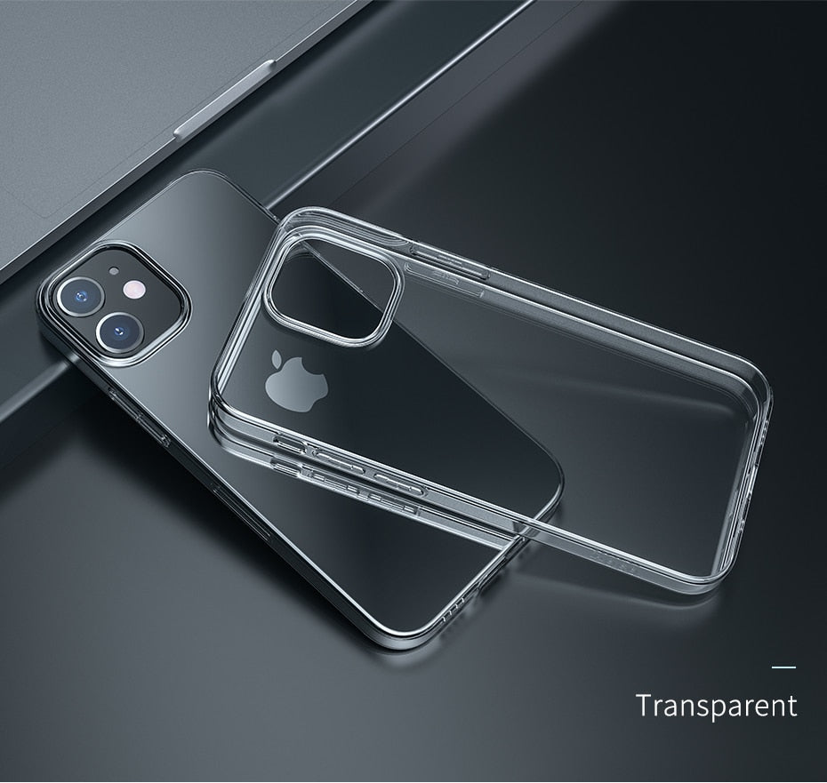 Original Clear Soft TPU Case for iPhone 12 12 Pro Max 12 mini Transparent Protective Cover Ultra thin Protection Case The Clothing Company Sydney