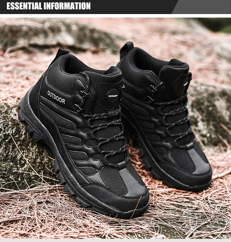 Mens Ladies Outdoor Hi-top Trekking Shoes Breathable Non-slip Sports Climb Rock Sneakers Hiking Boots The Clothing Company Sydney