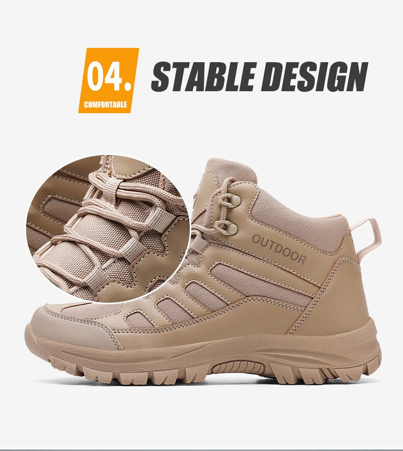 Mens Ladies Outdoor Hi-top Trekking Shoes Breathable Non-slip Sports Climb Rock Sneakers Hiking Boots The Clothing Company Sydney