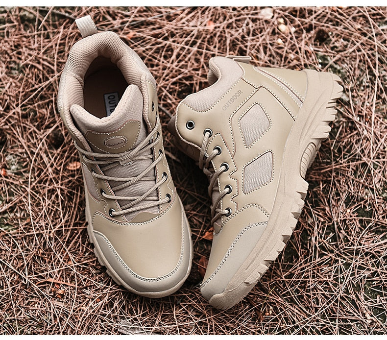 Mens Ladies Outdoor Hi-top Trekking Shoes Breathable Non-slip Sports Climb Rock Sneakers Hiking Boots The Clothing Company Sydney