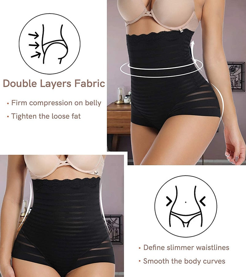 Ladies Butt Lifter Shapewear Hi-Waist Double Tummy Control Panties Waist Trainer Body Shaper Corset Underwear The Clothing Company Sydney