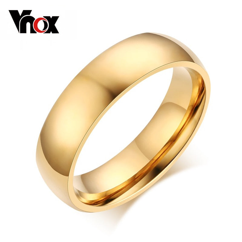 Classic Wedding Ring for Men Women Stainless Steel Jewelry 6mm And 8mm Width The Clothing Company Sydney