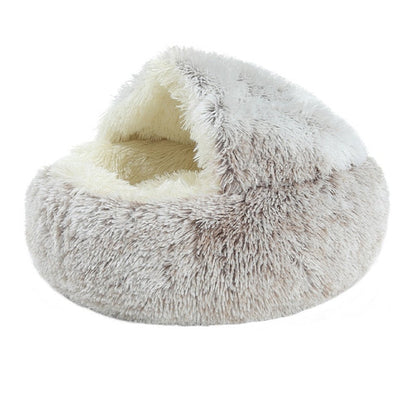 Super Soft Cat Dog Bed Kennel Winter Warm Round Dog Puppy Sleeping Cushion Long Plush Pet House The Clothing Company Sydney