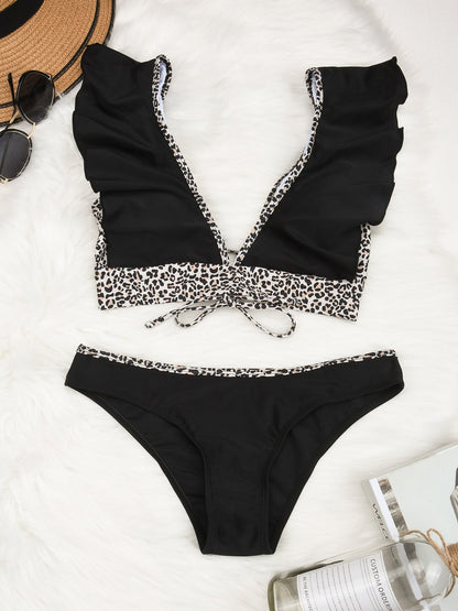 2 Piece Ruffle Push Up Bikini Set Micro Swimsuits Women Swimwear Thong Bathing Suit Sexy Swimming Suit The Clothing Company Sydney