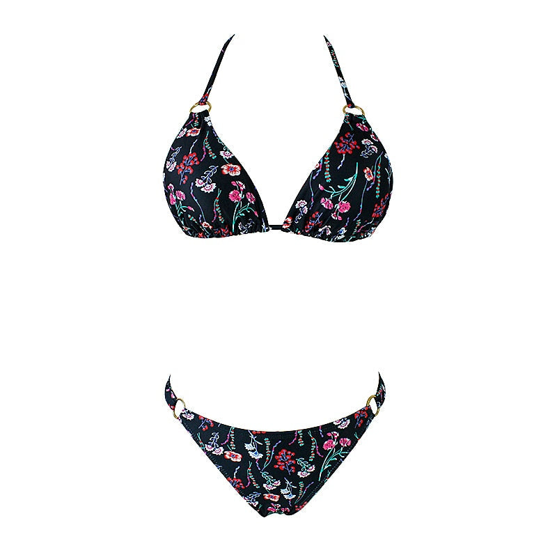 2 Piece Swimwear Swimsuit New Push Up Bikini Set Bathing Suit Floral Print Beachwear Set The Clothing Company Sydney