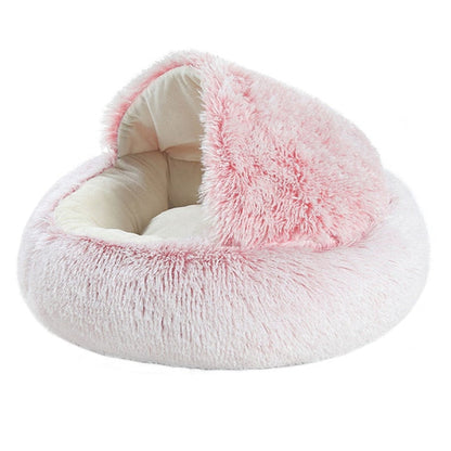 Super Soft Cat Dog Bed Kennel Winter Warm Round Dog Puppy Sleeping Cushion Long Plush Pet House The Clothing Company Sydney