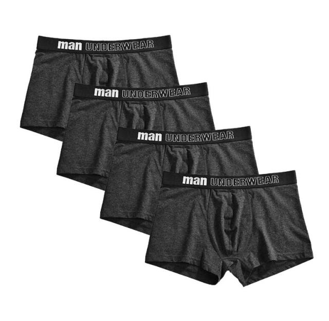 4 Pack Mens Underwear Boxer Cotton Man Short Breathable Solid Flexible Shorts Boxers Male Underpants Trunks The Clothing Company Sydney