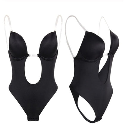 Full Bodyshaper Bra Deep V Convertible Thong Shapewear Backless Invisible Push Up Underwear Bodysuit The Clothing Company Sydney