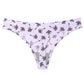 Floral Print underwear temptation low-waist seamless thong panties breathable underwear female G string lingerie The Clothing Company Sydney