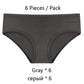 6 Pack Women's Cotton Mix Panties Low-Rise Comfortable Underwear Solid Color Breathable Briefs Seamless Intimates The Clothing Company Sydney