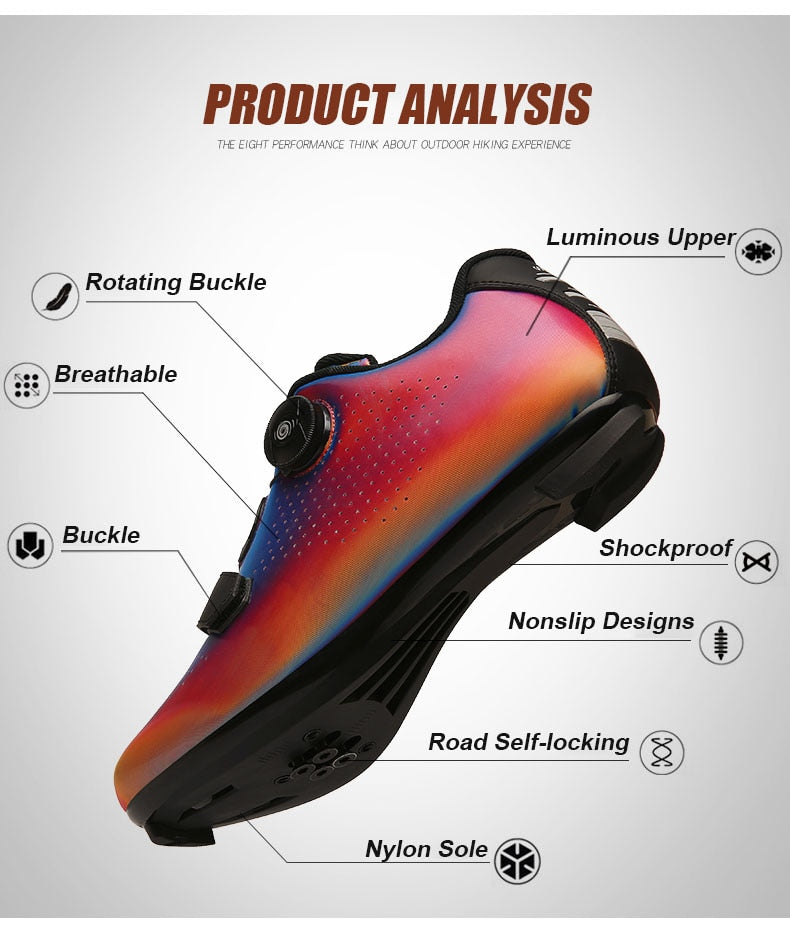 Athletic Bicycle Shoes MTB Cycling Men Ladies Self-Locking Road Bike Shoes Cycling Sneakers The Clothing Company Sydney