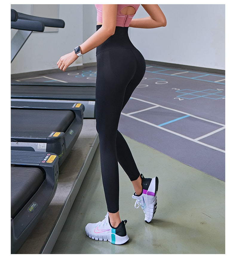 Fitness Corset Push Hip Postpartum High Waist Yoga Pants Workout Seamless Leggings Sportswear Gym Running Training Tights The Clothing Company Sydney
