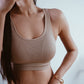 Tube Crop Top Seamless Underwear V-Back Wrapped Chest Streetwear Sleeveless Fitness Bandeau Bra Bralette The Clothing Company Sydney