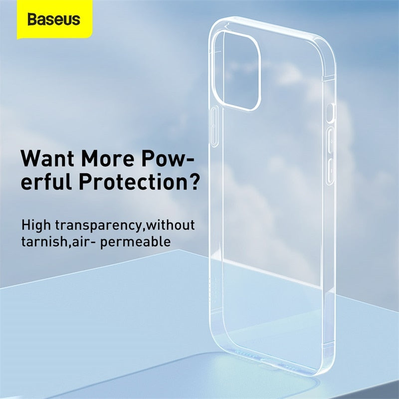Baseus Phone Case For iPhone 12 mini Cover Clear Soft TPU Transparent Case For iPhone 11 Pro Xs Max X XR Case The Clothing Company Sydney