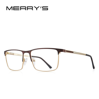 Designer Men Titanium Glasses Frame Ultralight Square Eye Myopia Prescription Eyeglasses Male Optical Frame The Clothing Company Sydney