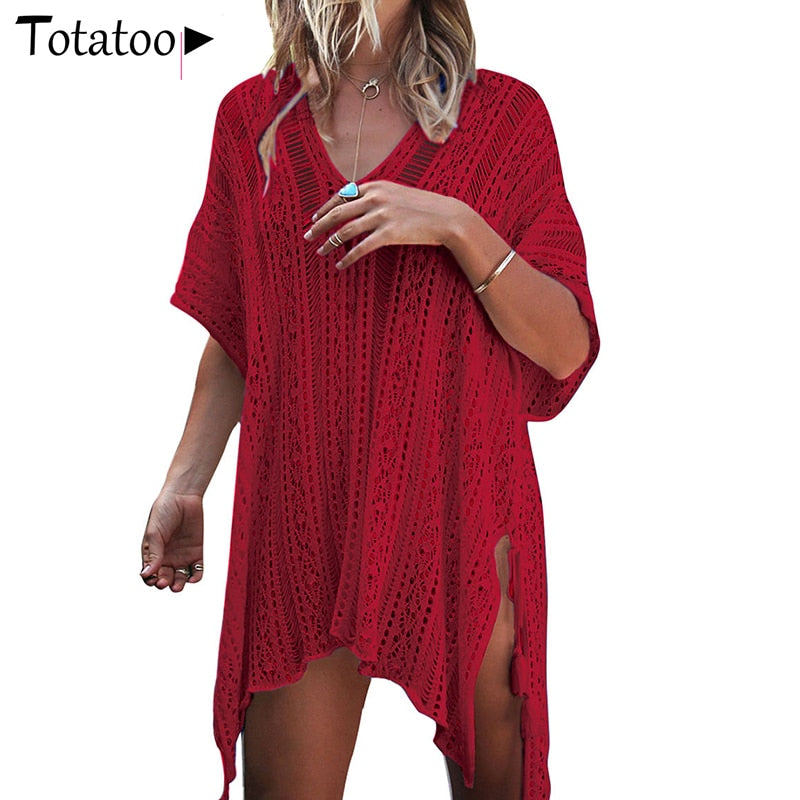 Backless Knitted Summer Long Sleeve Open Back See Through Beach Cover Mini Dress Clubwear The Clothing Company Sydney