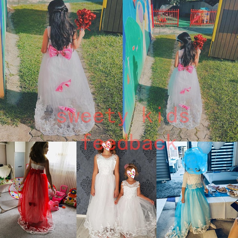 Summer Girls Long Bridesmaid Kids Dresses For Girls Children Princess Flower Girl Party Wedding Dress The Clothing Company Sydney