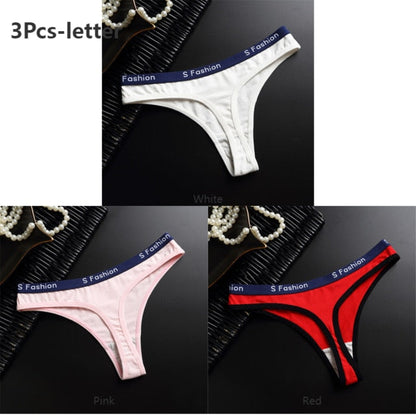 3 Pack Lace Thong G-String Cotton Underwear Lingerie Seamless Panty Intimates Briefs Panties The Clothing Company Sydney