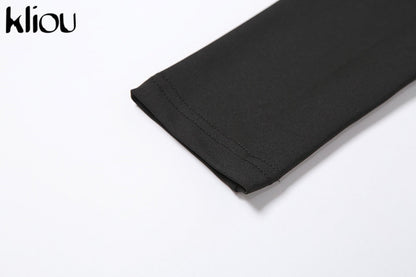 Solid Asymmetrical Two Piece One Shoulder Tracksuit Crop Tops+Elastic Bike Shorts Sporty Matching Suits Casual Outfit Set The Clothing Company Sydney