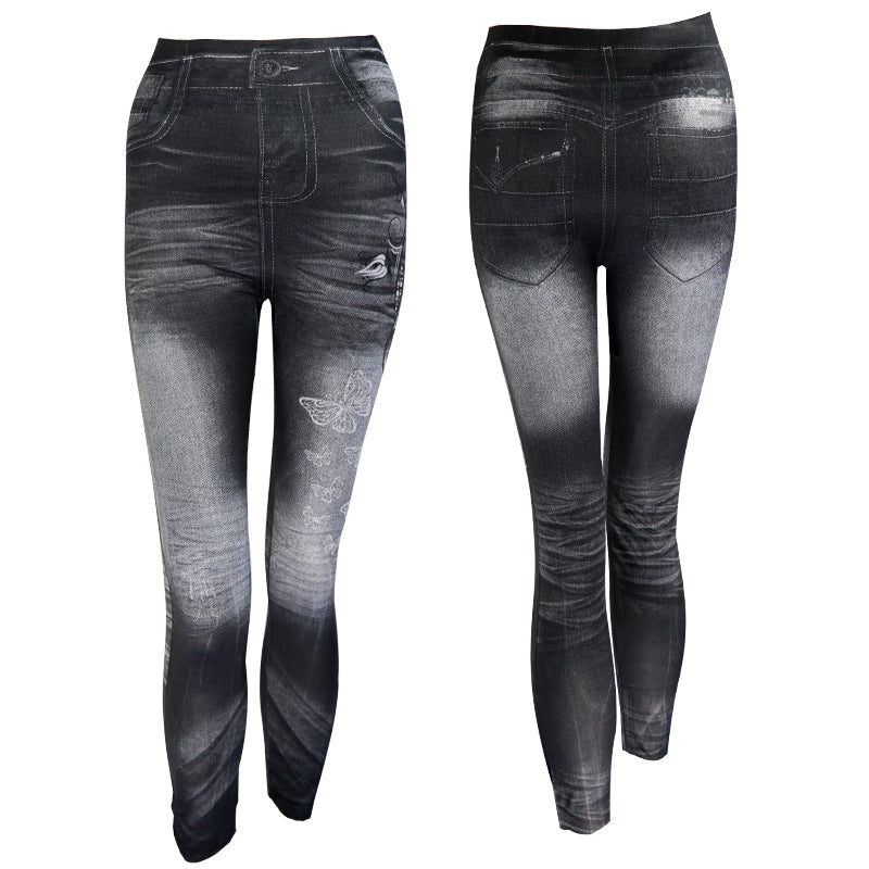 Fashion Classic Stretchy Slim Leggings Sexy imitation Jean Skinny Jeggings Skinny Pants Plus Size The Clothing Company Sydney