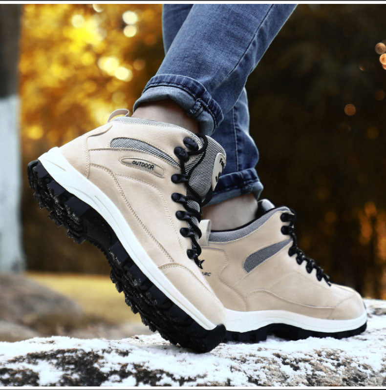 Winter Warm Hiking Ankle Boots Men Women Mountain Climbing Shoes With Fur Winter Shoes Outdoor Couple Sneaker Unisex Boots The Clothing Company Sydney