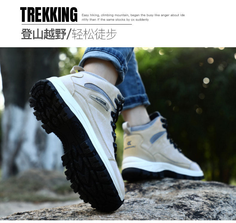 Winter Warm Hiking Ankle Boots Men Women Mountain Climbing Shoes With Fur Winter Shoes Outdoor Couple Sneaker Unisex Boots The Clothing Company Sydney