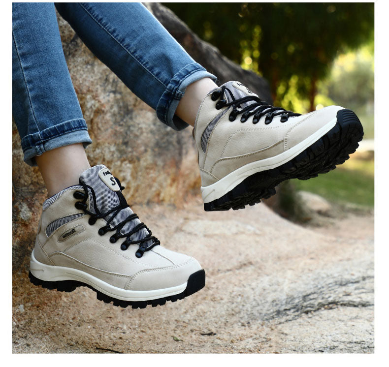 Winter Warm Hiking Ankle Boots Men Women Mountain Climbing Shoes With Fur Winter Shoes Outdoor Couple Sneaker Unisex Boots The Clothing Company Sydney