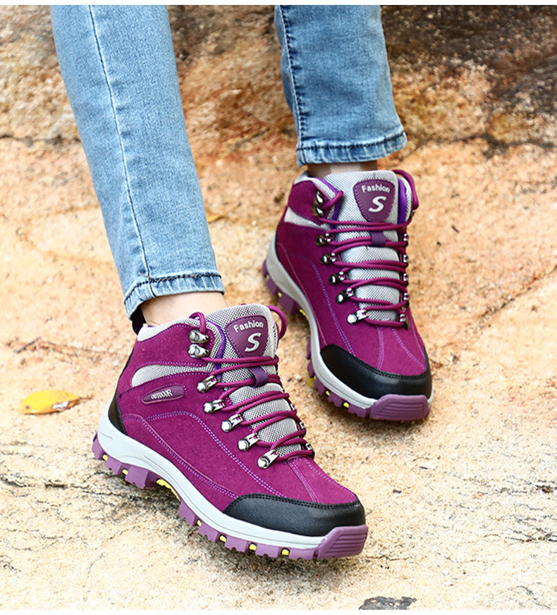 Winter Warm Hiking Ankle Boots Men Women Mountain Climbing Shoes With Fur Winter Shoes Outdoor Couple Sneaker Unisex Boots The Clothing Company Sydney