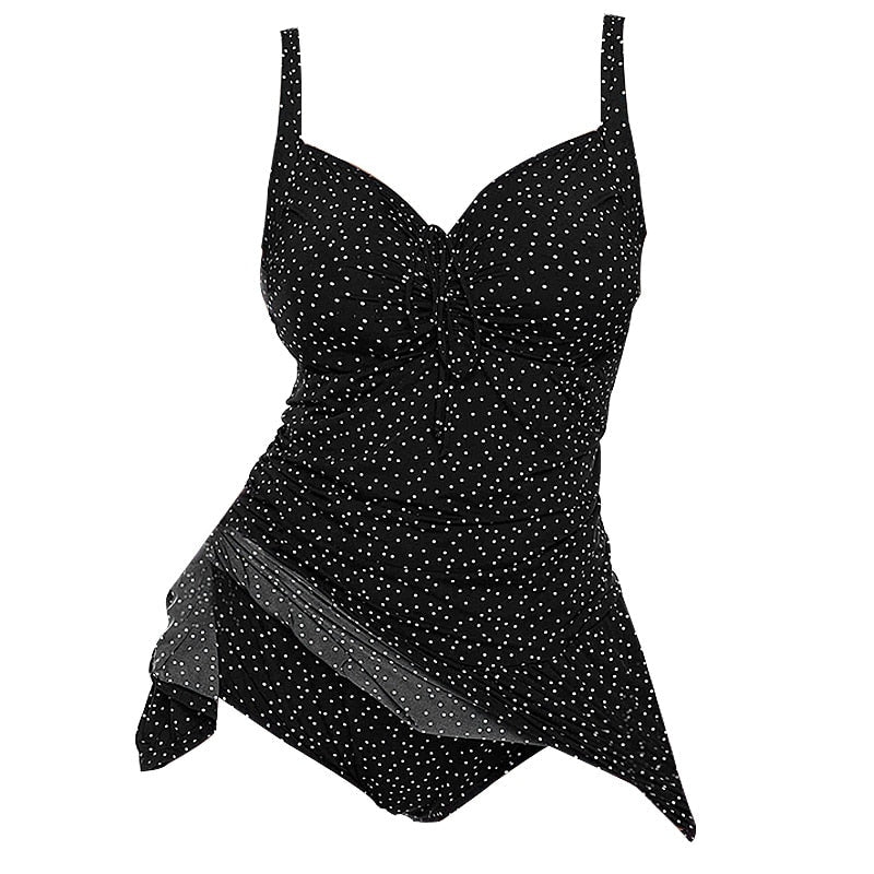 Polka Dots Plus Size Swimwear 1 and 2 Piece Swimsuit Monokini Bathing Suit Swimsuit Bikini The Clothing Company Sydney
