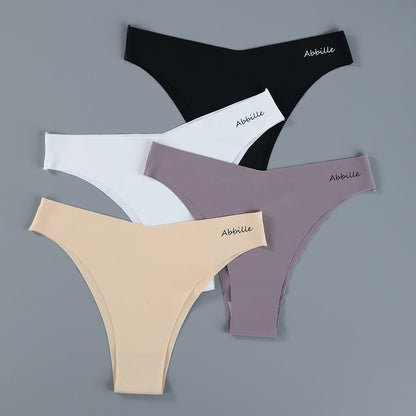 3 pack Seamless Lingerie Thongs Underwear Woman Invisible Low-Rise Underpants Panties Bikini Briefs The Clothing Company Sydney
