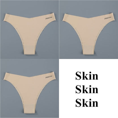3 pack Seamless Lingerie Thongs Underwear Woman Invisible Low-Rise Underpants Panties Bikini Briefs The Clothing Company Sydney