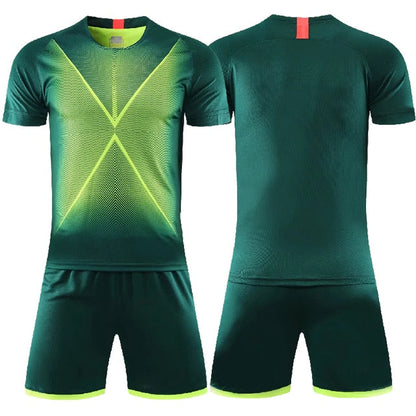 Adults Summer Short Sleeve Kids Soccer Training Suits Football Kits Soccer Custom Shorts Jersey Set The Clothing Company Sydney