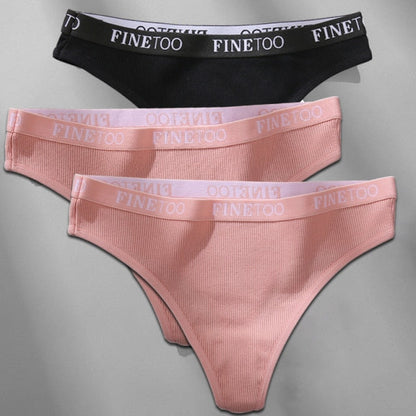 Cotton Mix Thong Underpant Letter Waist Underwear G-string Brief Lingerie The Clothing Company Sydney