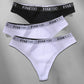 Cotton Mix Thong Underpant Letter Waist Underwear G-string Brief Lingerie The Clothing Company Sydney