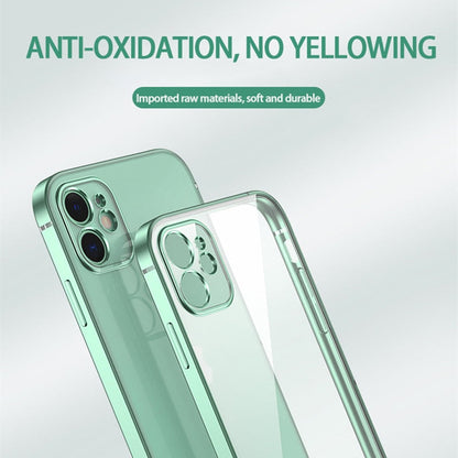 Classic Square Plate Frame Protection Soft Phone Case For iPhone 12 11 Pro XS Max X XR 6 6S 7 8 Plus SE Ultra Thin Clear Cover The Clothing Company Sydney