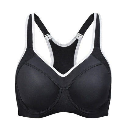 Sports Bra Women's Moisture-wicking High Impact Minimize Padded Full Support Racerback Underwire Sports Bra Top The Clothing Company Sydney