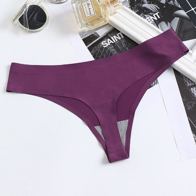 One Piece Lingerie Temptation Low-waist Panties Thong No trace Breathable Underwear G String Intimates The Clothing Company Sydney
