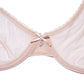 Ultra-thin cup mesh lace underwear transparent unlined 1 bra+2 panties bra set The Clothing Company Sydney