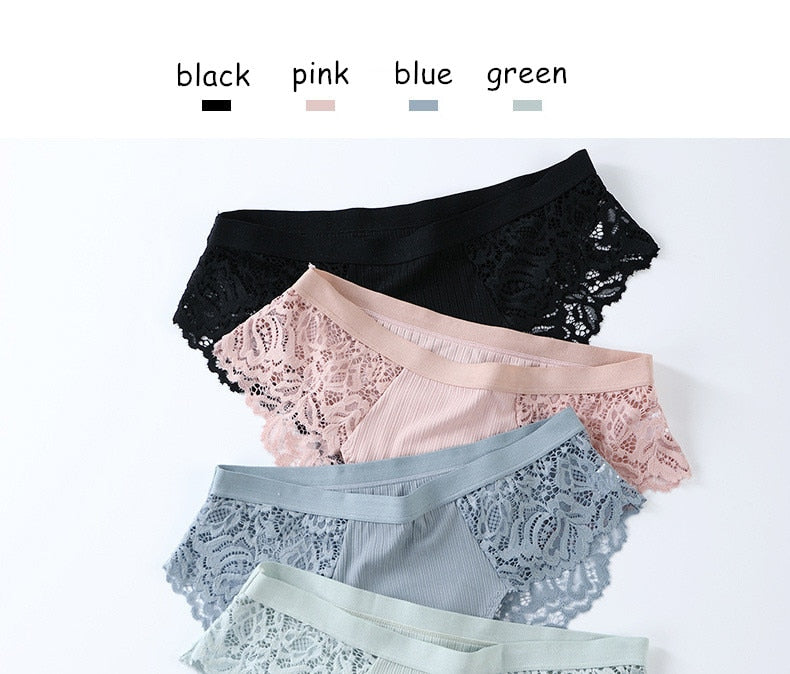 3 Pack Briefs Lace Panties Underwear Lingerie  Floral Underpants Undies The Clothing Company Sydney