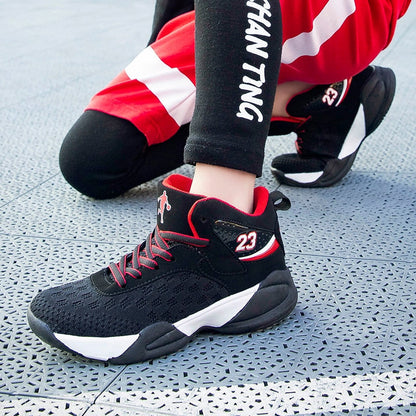 Boys Girls Basketball Shoes Brand Kids Sneakers High Quality Breathable Non-slip Sport Trainer Shoes The Clothing Company Sydney