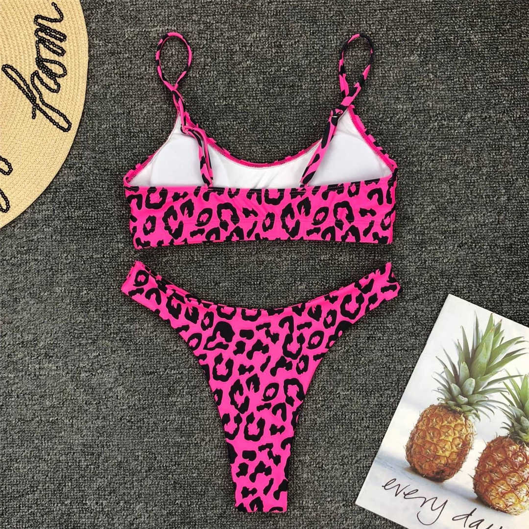 Leopard Print Bikini Swimwear Swimsuit Two piece Bikini set Brazilian Bather Bathing Suit The Clothing Company Sydney