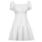 V Neck Fashion Ruched Short Sleeve Summer Causal Dresses A-Line Frills Sundress Mini Dress The Clothing Company Sydney