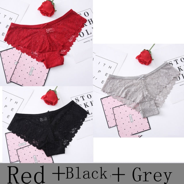 3 pack Thong Panties Underwear Lingerie Seamless Lace Pantie Briefs The Clothing Company Sydney