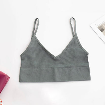 Crop Tops Bra Tube Top Streetwear Sleeveless Seamless Sports Bra Crop Camis Top Tee Bandeau Top Basic Tank The Clothing Company Sydney