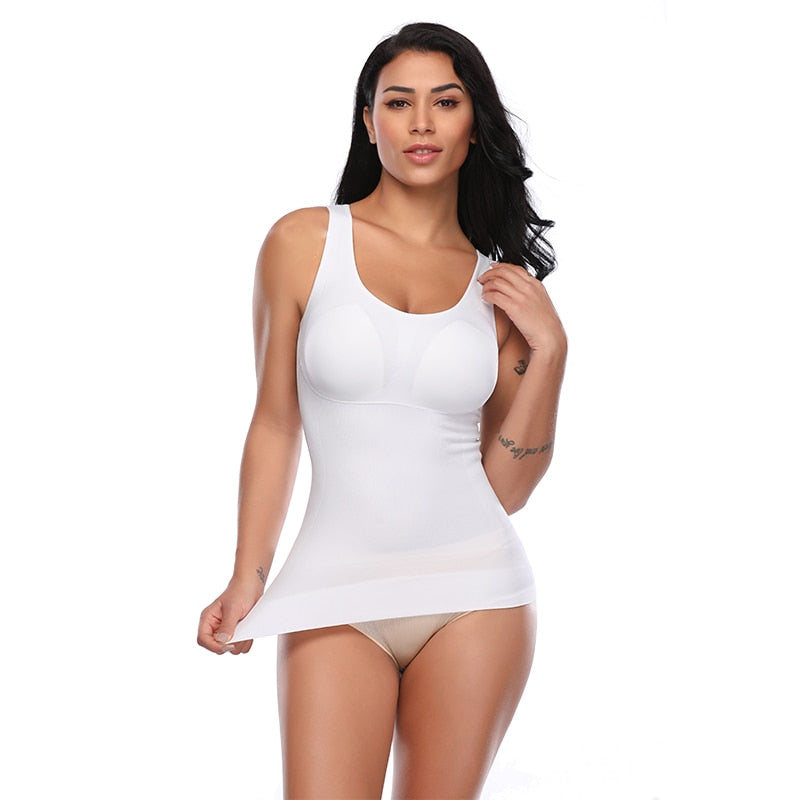 Tank Tops with Built in Bra Shelf Bra Casual Wide Strap Basic Camisole Sleeveless Top Body Shaper with Removable Bra Shapewear The Clothing Company Sydney