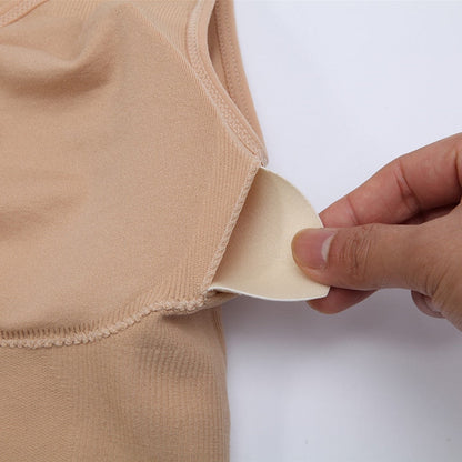 Tank Tops with Built in Bra Shelf Bra Casual Wide Strap Basic Camisole Sleeveless Top Body Shaper with Removable Bra Shapewear The Clothing Company Sydney